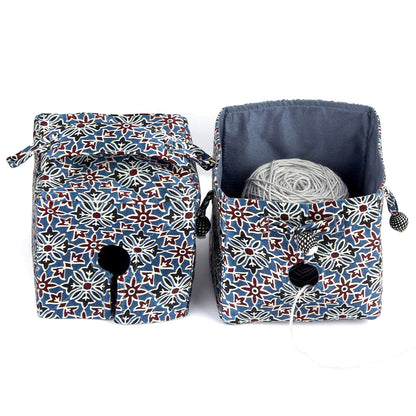 Ajrak Knit Out Wool Holder Box