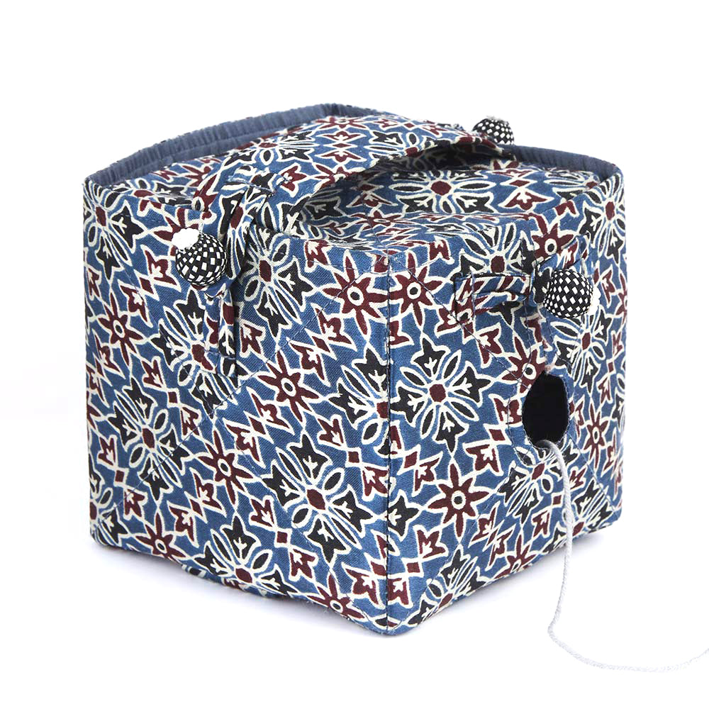 Ajrak Knit Out Wool Holder Box