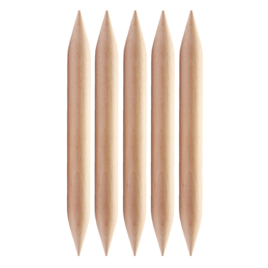 Set of 5 KnitPro Jumbo Birch birch double-pointed knitting needles, 20mm