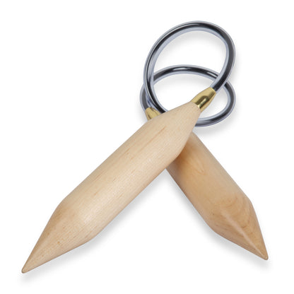 KnitPro Jumbo Birch 25mm wooden circular knitting needle with 80cm cable