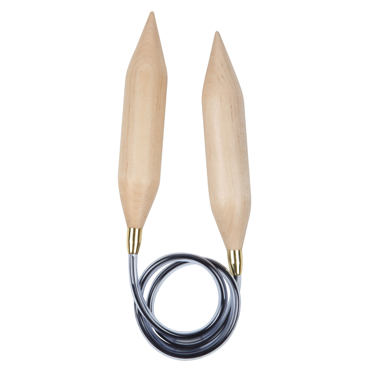 KnitPro Jumbo Birch 25mm wooden circular knitting needle with 120cm cable