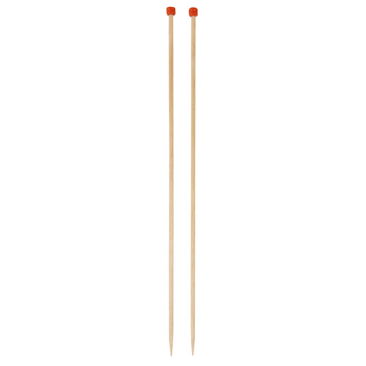 KnitPro Basix straight wooden knitting needles, 3.75mm
