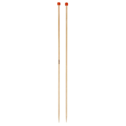 KnitPro Basix straight wooden knitting needles, 4mm