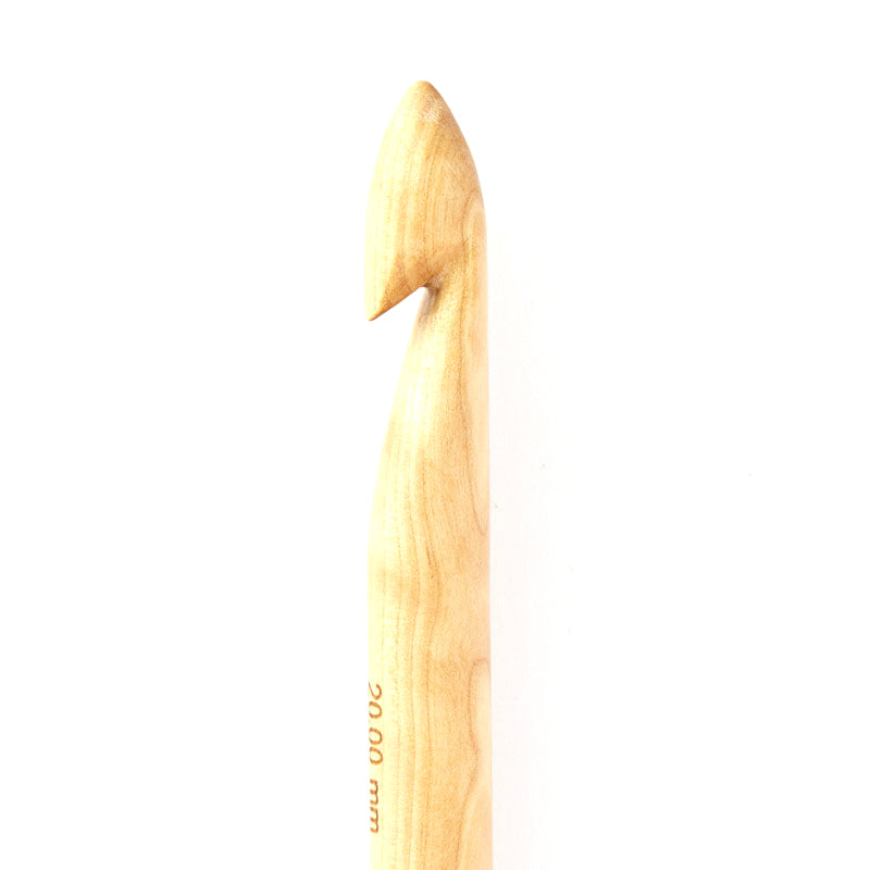 KnitPro Basix 25mm wooden crochet hook