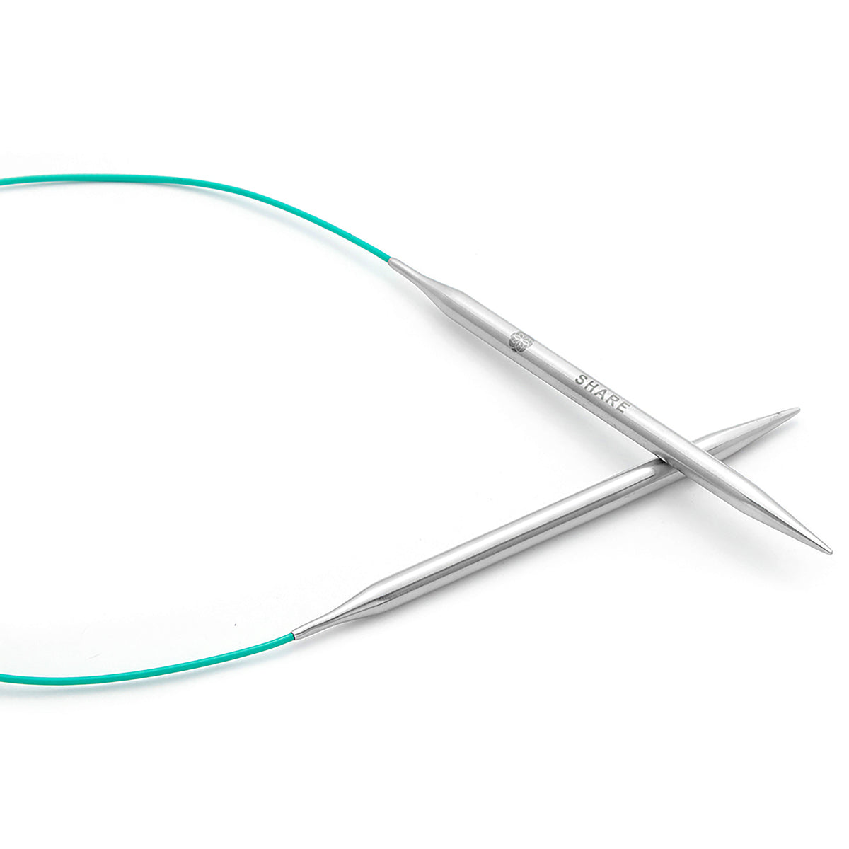 KnitPro Mindful 6mm fixed circular knitting needle with stainless steel tips and coloured cable