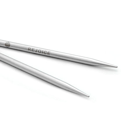 KnitPro Mindful Lace stainless steel interchangeable needle tips 7mm in natural packaging