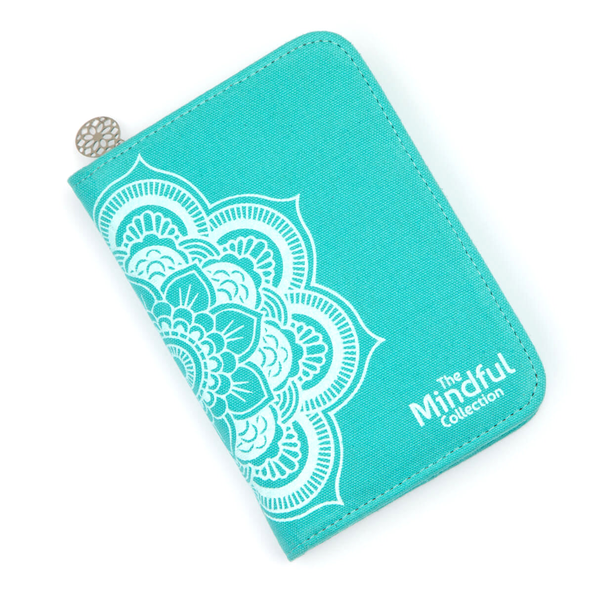 KnitPro Mindful Hope interchangeable needle set in a mandala fabric case