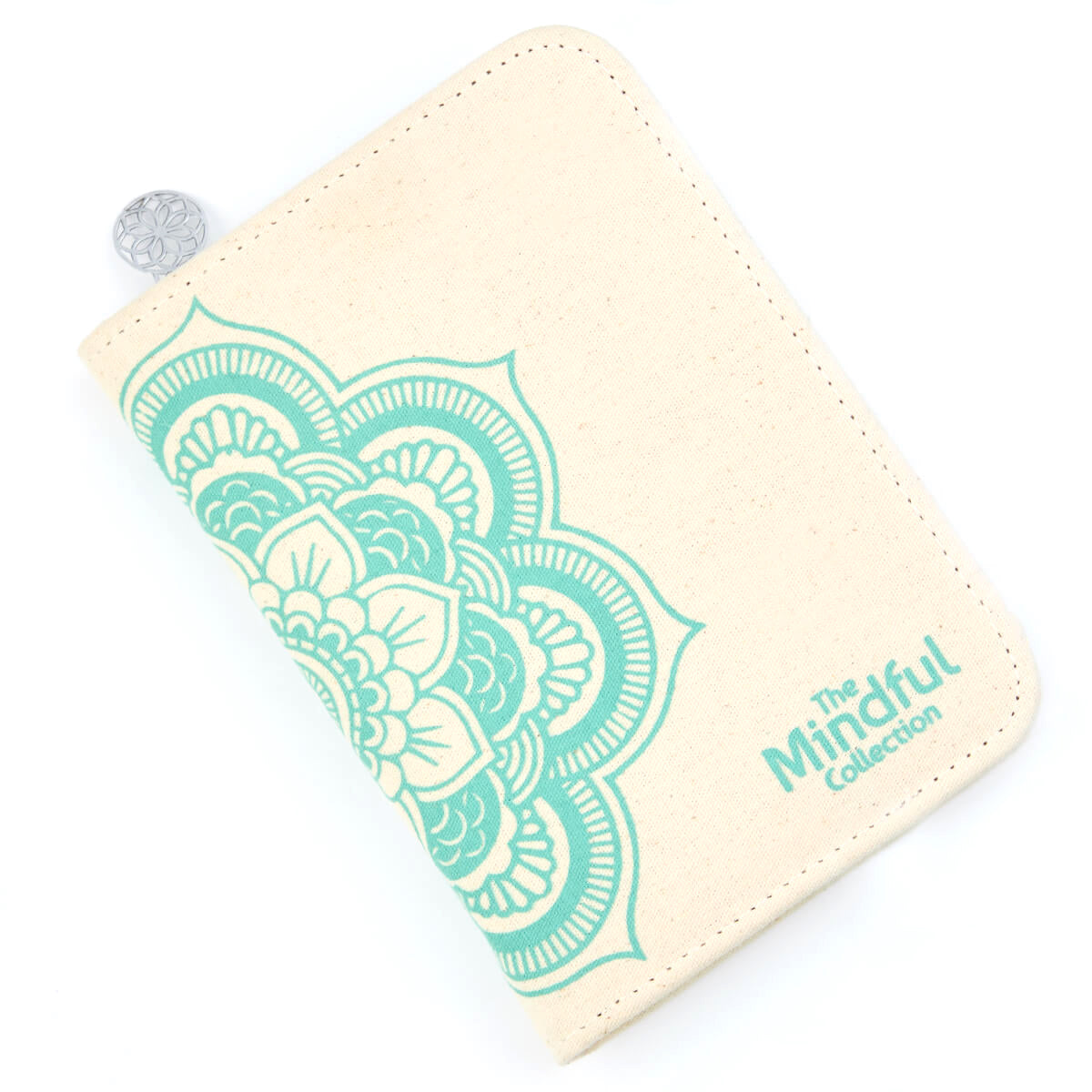 KnitPro Mindful Grace interchangeable needle set in a mandala fabric case