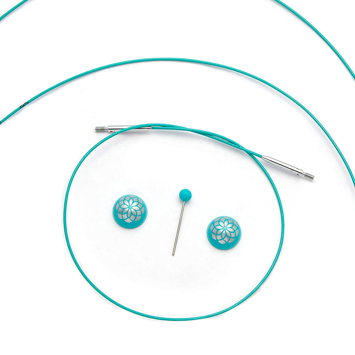 KnitPro Mindful teal 76cm interchangeable knitting needle cable