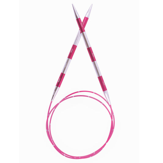 KnitPro Smart Stix aluminium fixed circular knitting needles 5.50mm 100cm