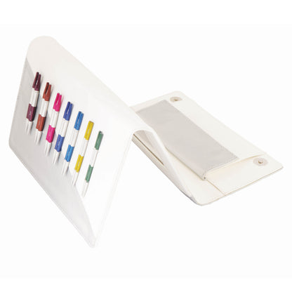 Smart Stix interchangeable needle set in white and silver case