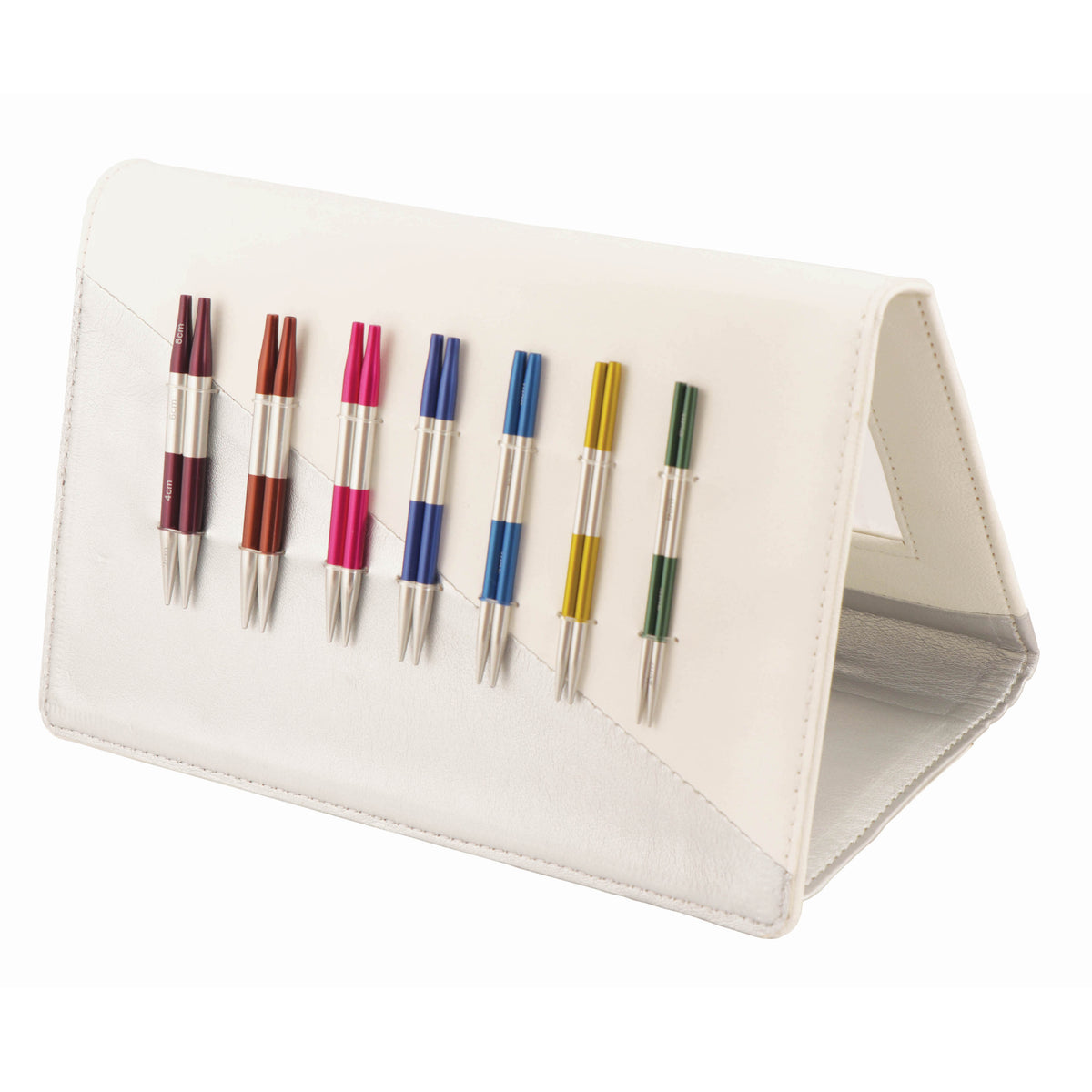 Smart Stix interchangeable needle set in white and silver case