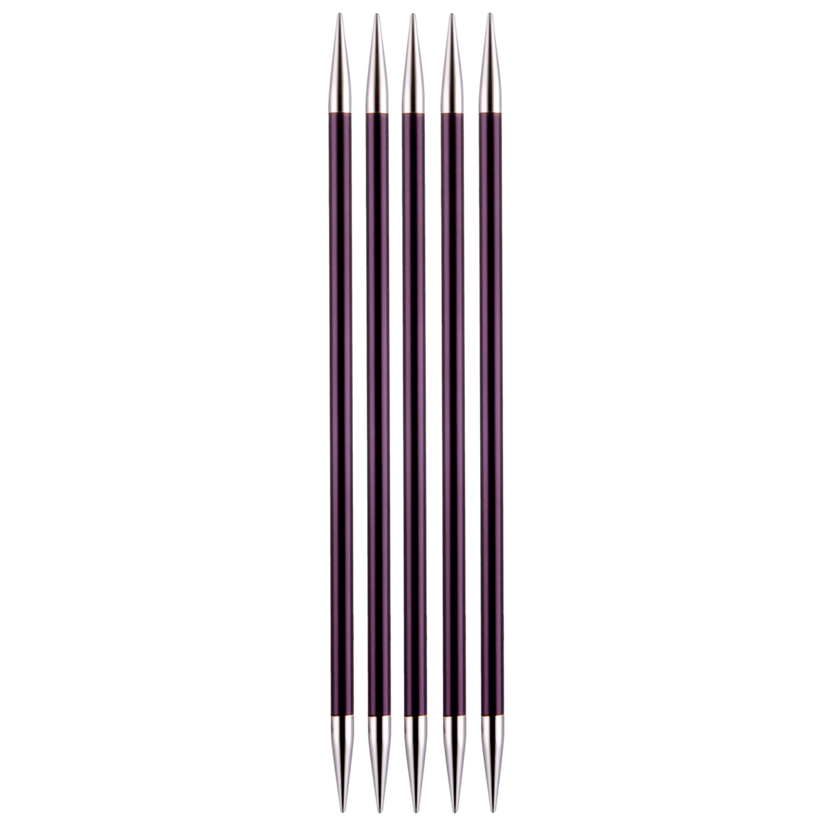 KnitPro Zing 6mm double pointed knitting needles, set of 5
