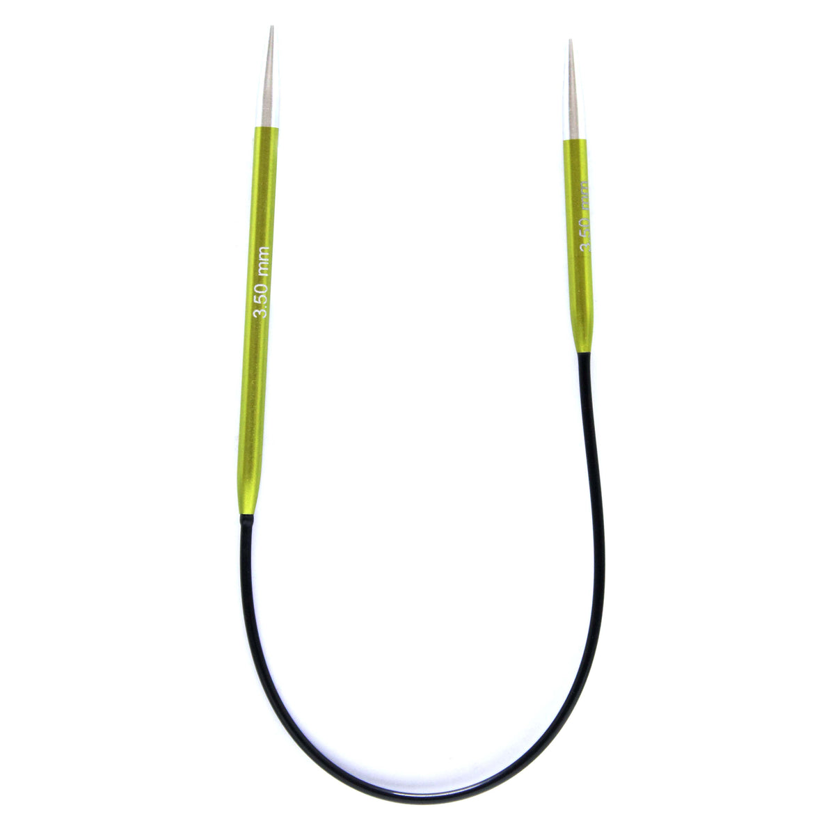 KnitPro Zing 3.5mm fixed circular knitting needle, 25cm