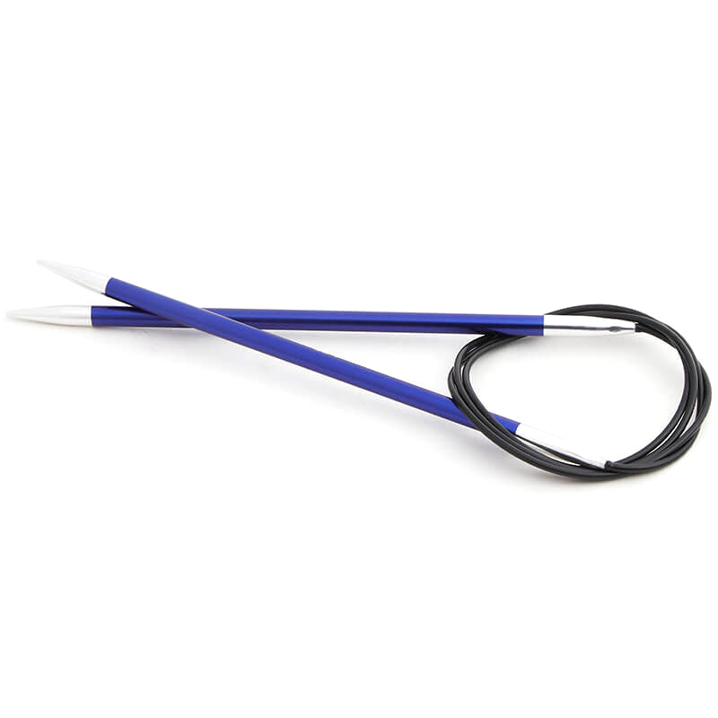 KnitPro Zing 4.5mm fixed circular knitting needles with 60cm cable