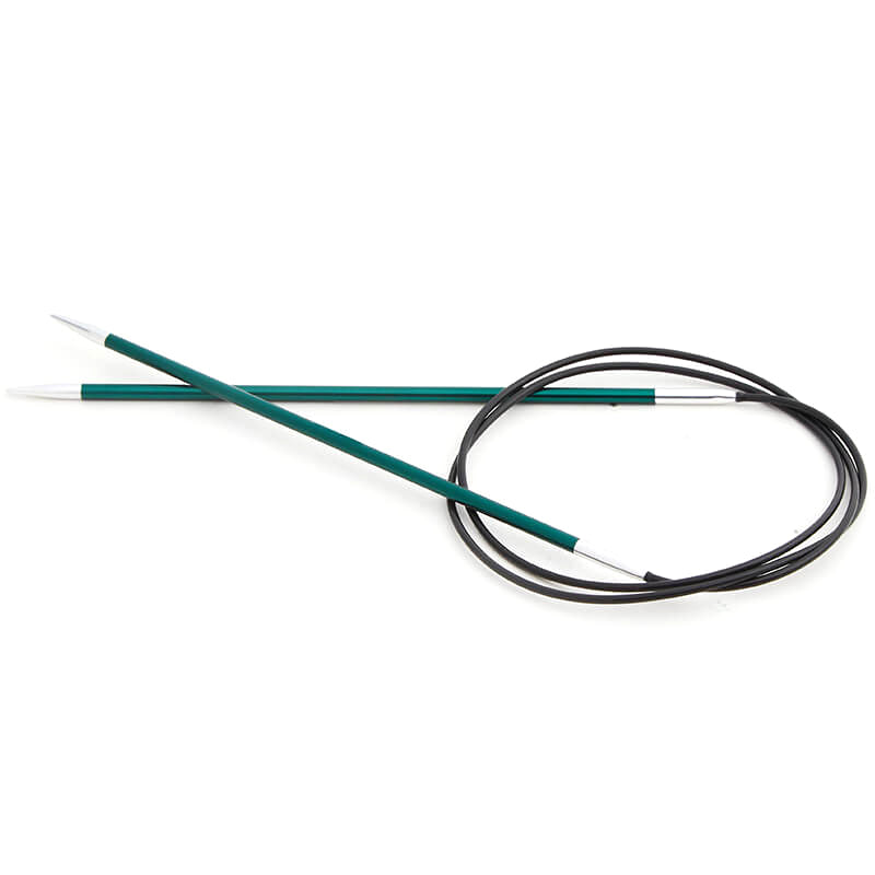 KnitPro Zing 3mm fixed circular knitting needles with 80cm cable