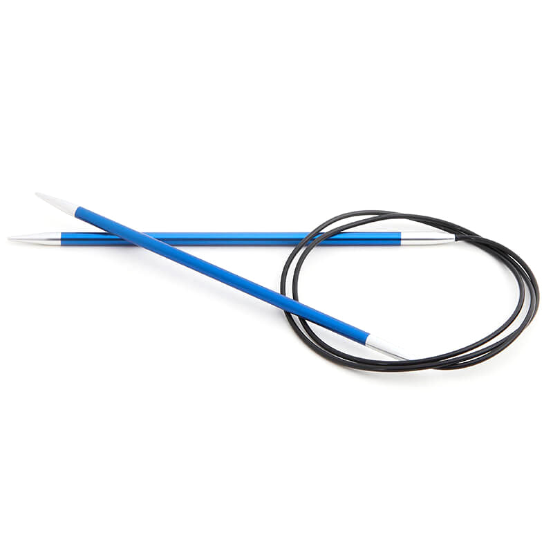 KnitPro Zing 150cm fixed circular knitting needle in 4mm
