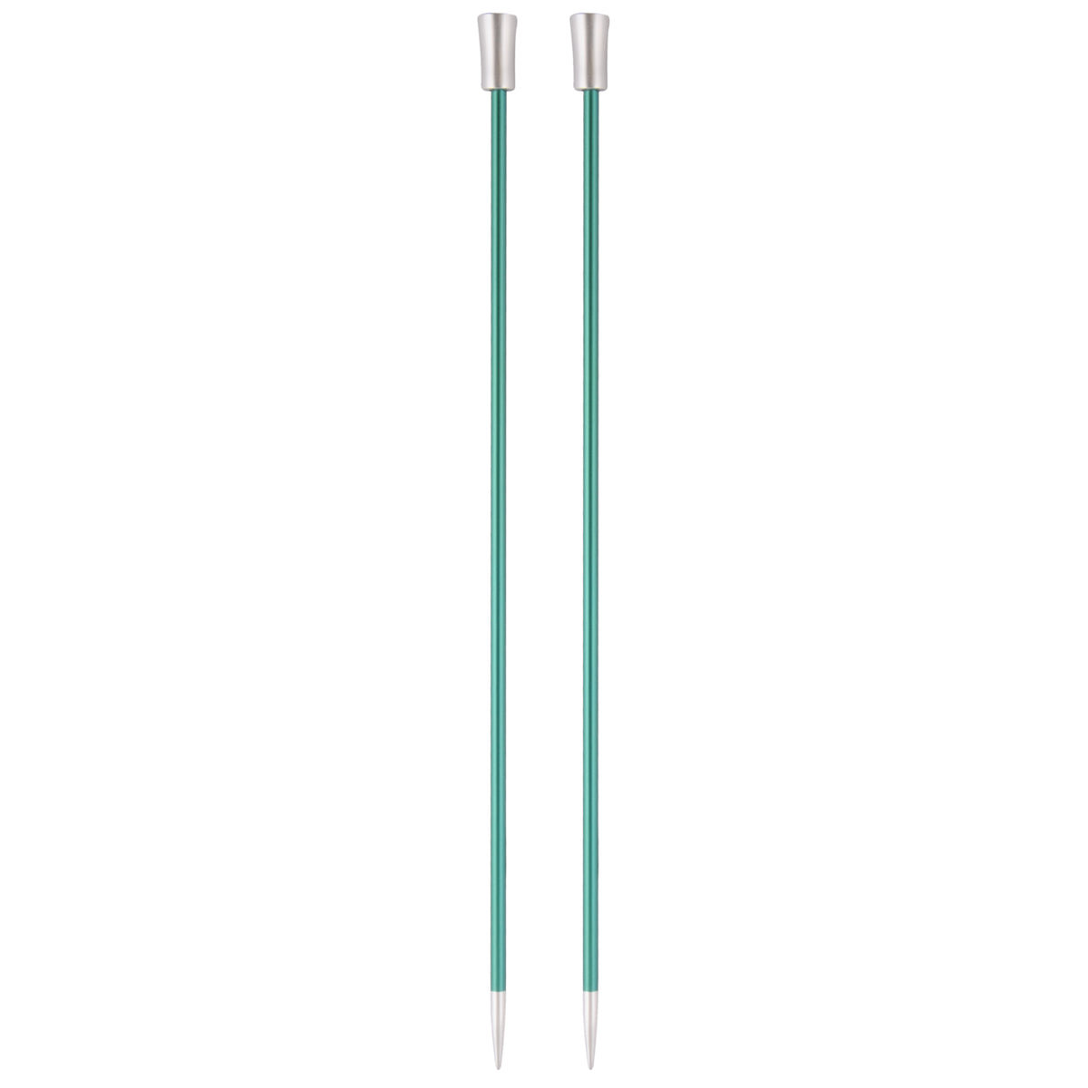 KnitPro Zing 25cm single pointed aluminium knitting needles in 3.25mm