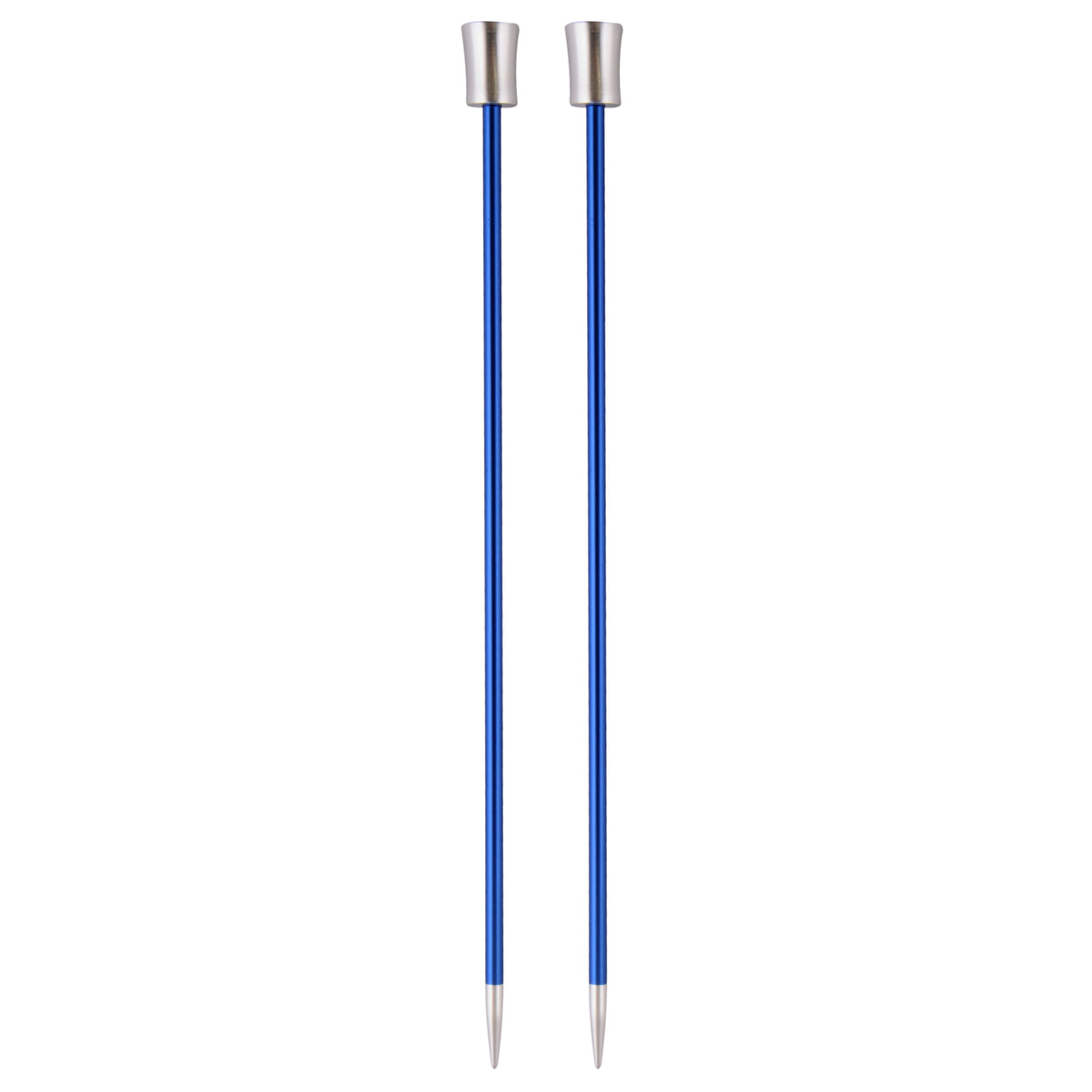 KnitPro Zing 25cm single pointed aluminium knitting needles in 4mm