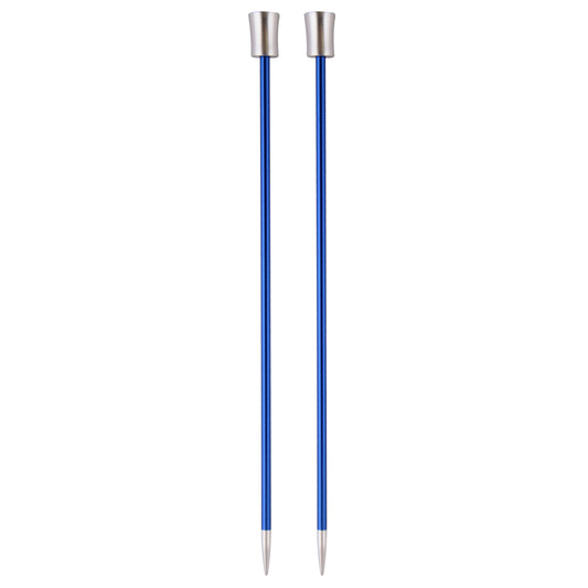 KnitPro Zing 25cm single pointed aluminium knitting needles in 4mm