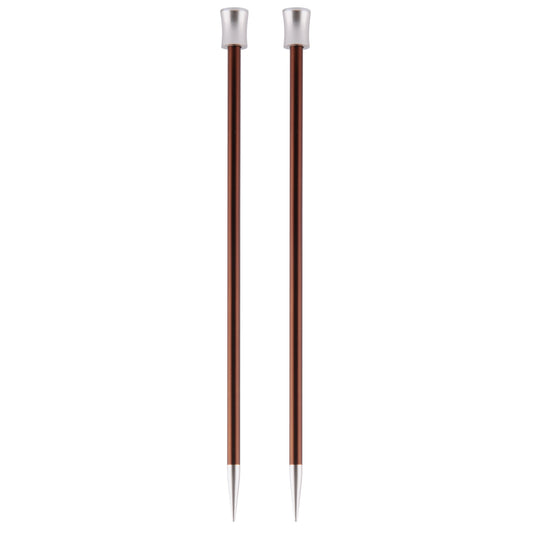 KnitPro Zing 25cm single pointed aluminium knitting needles in 5.5mm