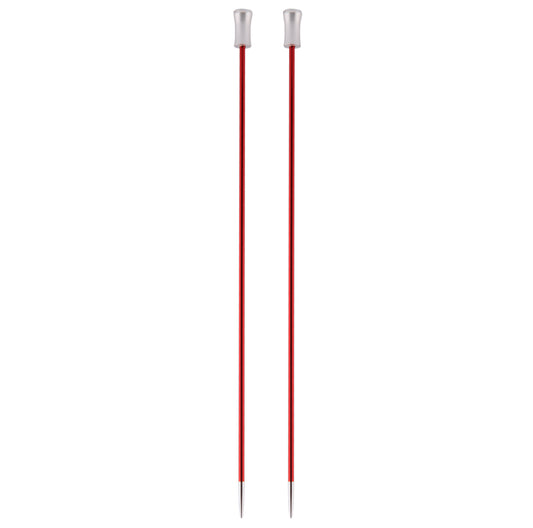 KnitPro Zing 30cm single pointed aluminium knitting needles in 2.5mm