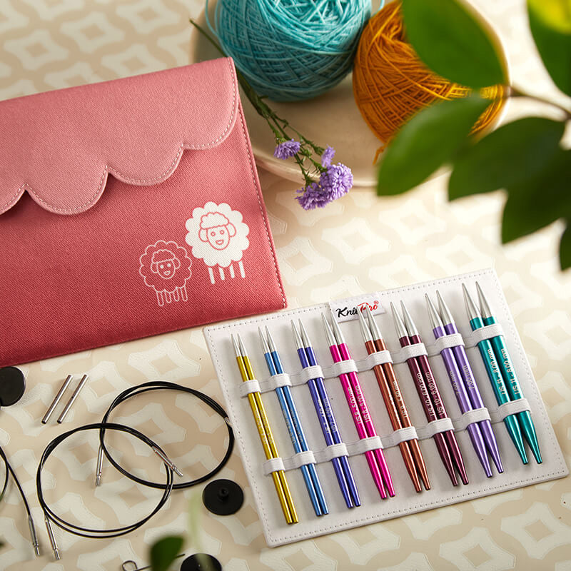 KnitPro Zing interchangeable circular knitting needle deluxe set