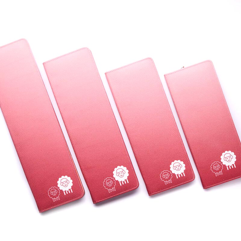 KnitPro Zing Grande set of 25cm straight knitting needles in a pink case