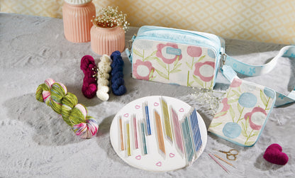 KnitPro Sweet Affair knitting gift set with needles and yarn