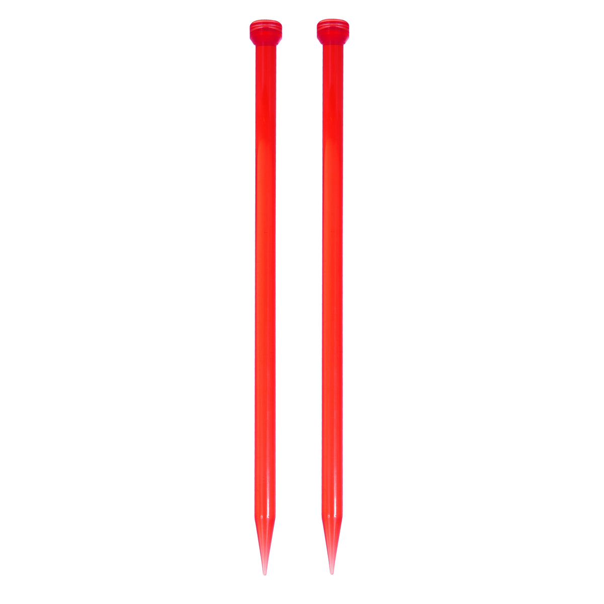Pair of KnitPro Trendz 12mm acrylic single point knitting needles, 30cm