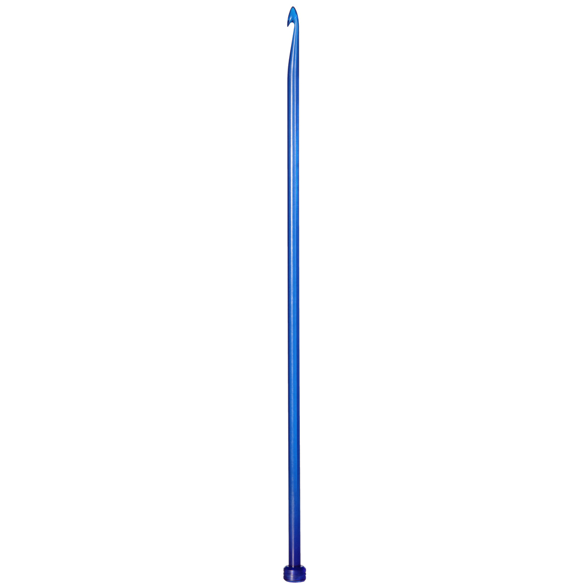 KnitPro Trendz acrylic Tunisian crochet hook with end cap, 6.5mm
