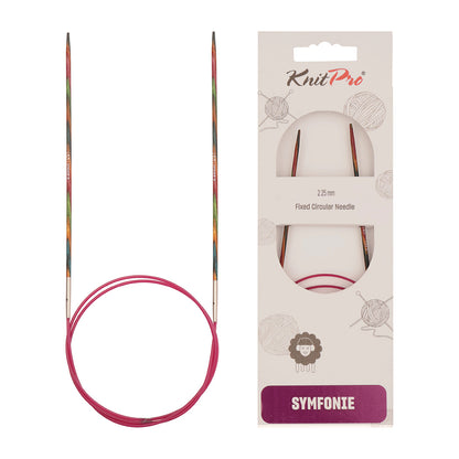 KnitPro Symfonie 2 2.25mm birch wood circular knitting needle with 120cm cable