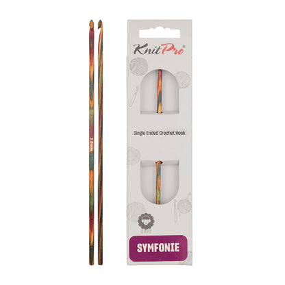 KnitPro Symfonie 2 3.00mm laminated birch wood crochet hook