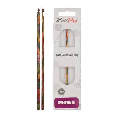 KnitPro Symfonie 2 3.75mm laminated birch wood crochet hook
