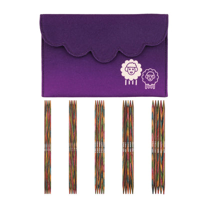 KnitPro Symfonie 2 15cm double-pointed knitting needle set in fabric case