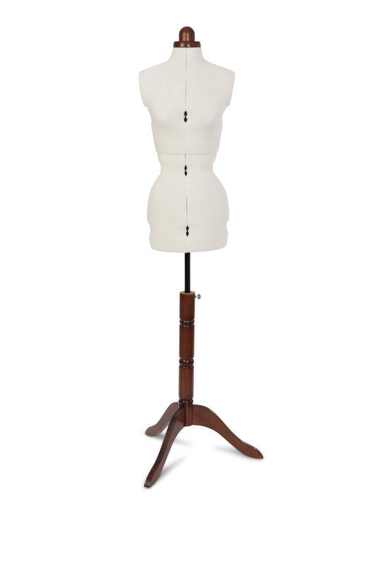 Adjustoform * made in the UK * Lady Valeted Dress Form (Ecru) 12 adjusters - Medium - Display Model