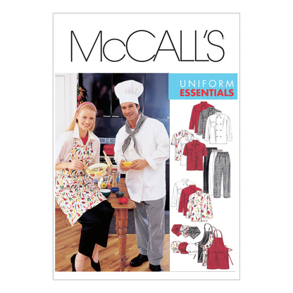 McCall's M2233 unisex scrub jacket sewing pattern envelope