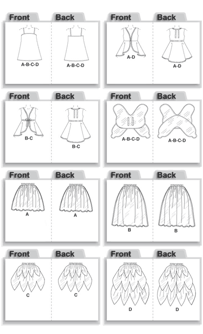 McCall's M4887 child's costume dress sewing pattern envelope