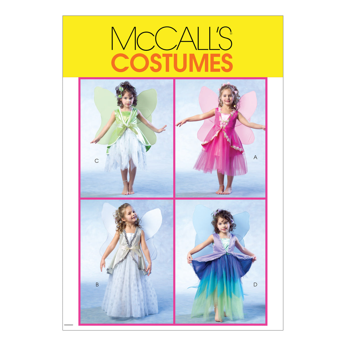 McCall's M4887 child's costume dress sewing pattern envelope