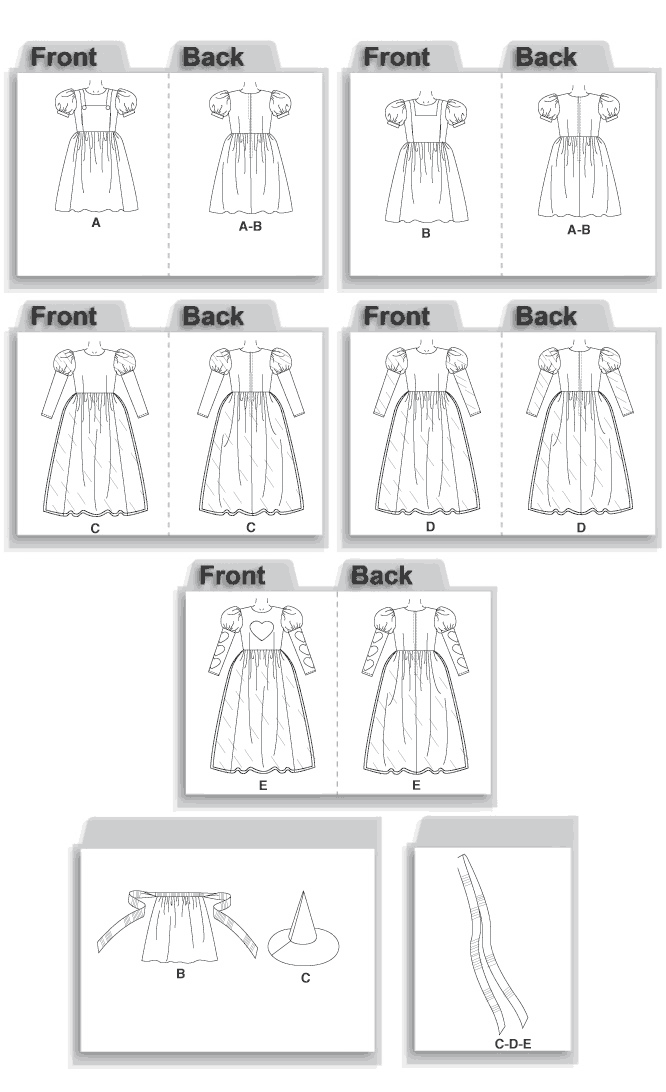 McCall's M4948 costume dress sewing pattern envelope