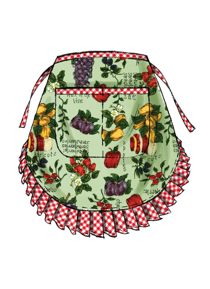McCall's M5284 apron sewing pattern envelope
