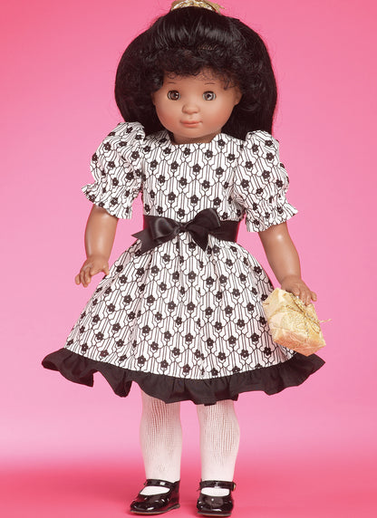 McCall's M6005 pattern envelope showing doll clothes