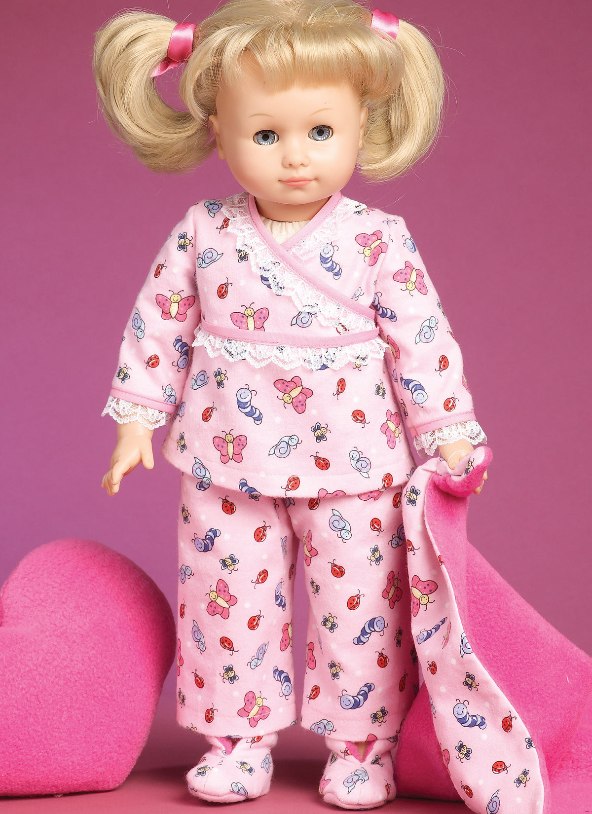 McCall's M6005 pattern envelope showing doll clothes