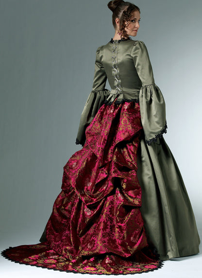 McCall's M6097 pattern envelope showing peplum costume tops