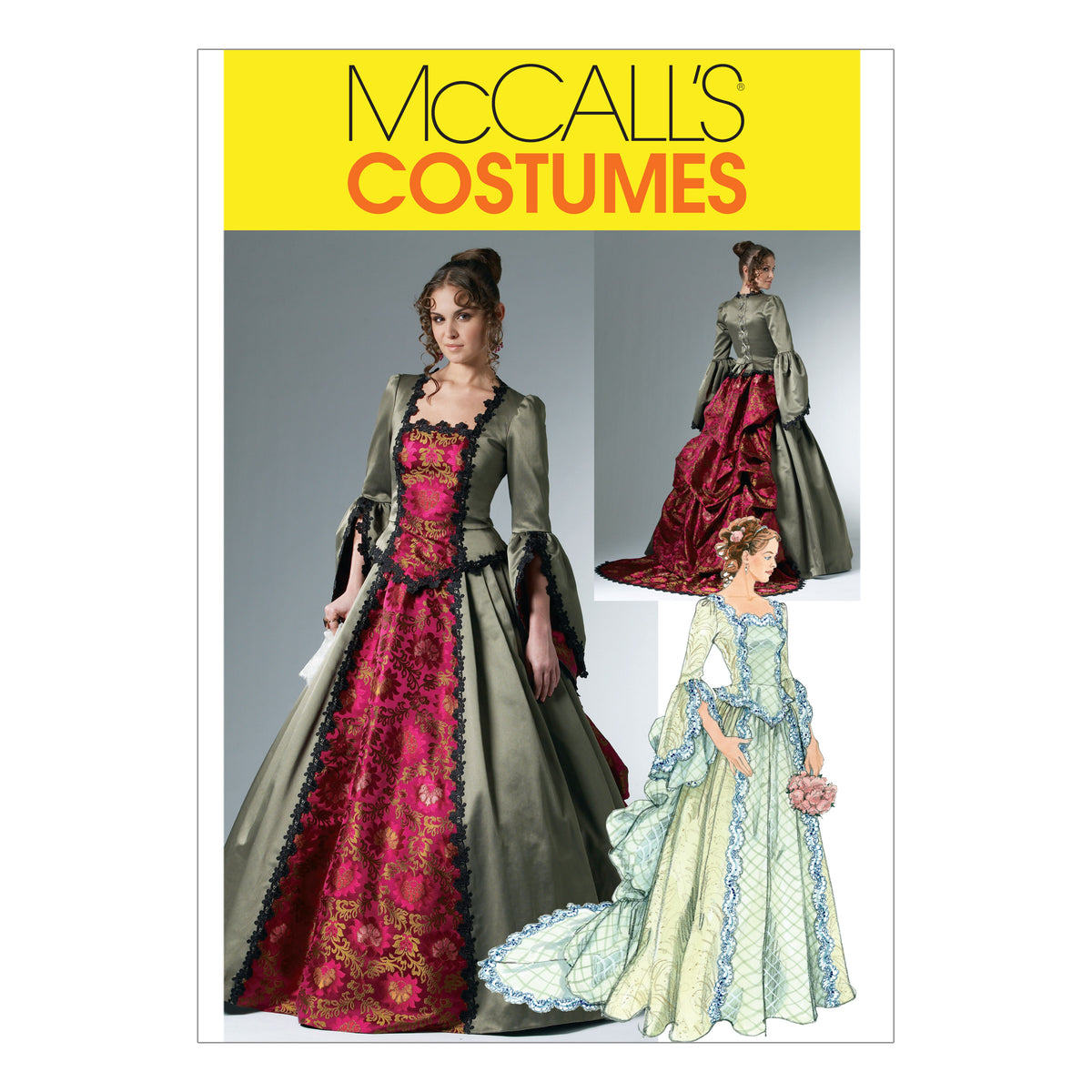 McCall's M6097 pattern envelope showing peplum costume tops