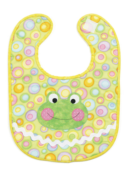 McCall's M6108 pattern envelope showing baby bibs and nappy covers