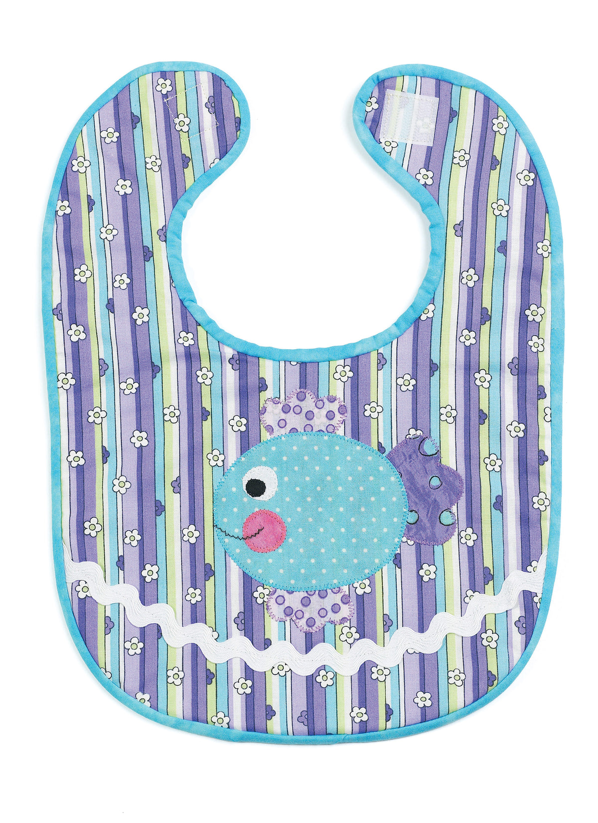 McCall's M6108 pattern envelope showing baby bibs and nappy covers