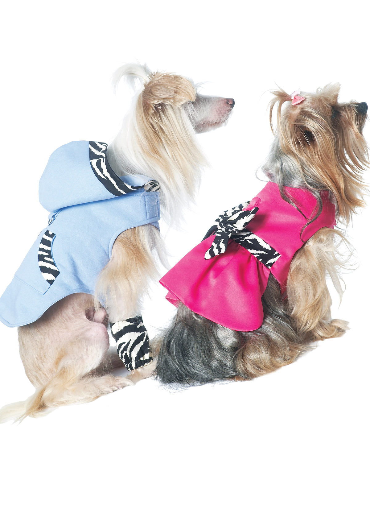 McCall's M6218 pattern envelope showing dog coats and clothes