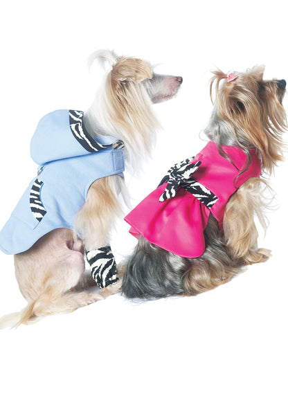 McCall's M6218 pattern envelope showing dog coats and clothes