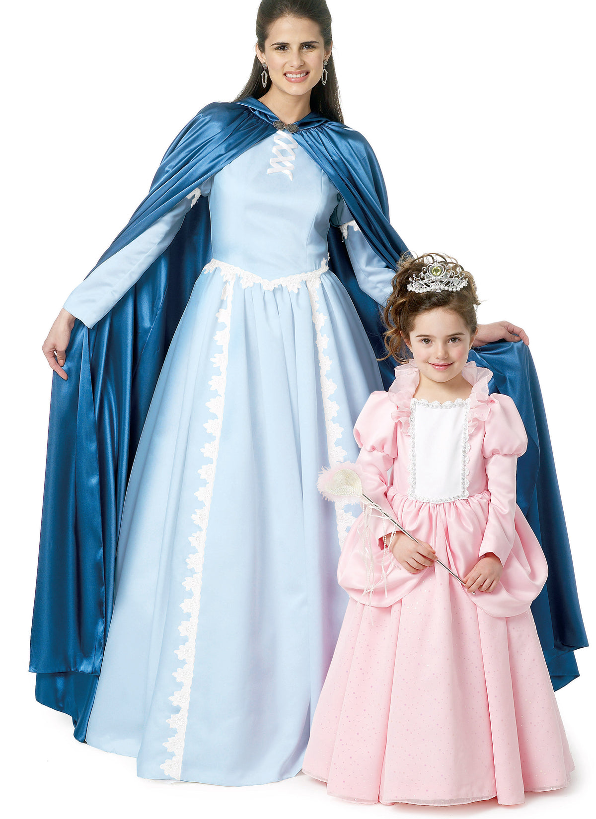 McCall's M6420 pattern envelope showing hooded costume capes